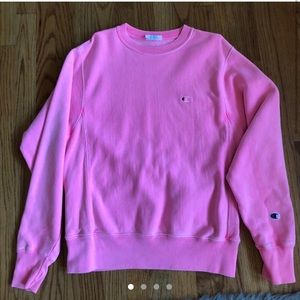 Pink Champion Crewneck